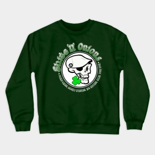 Shite 'n' Onions (White Print) Crewneck Sweatshirt